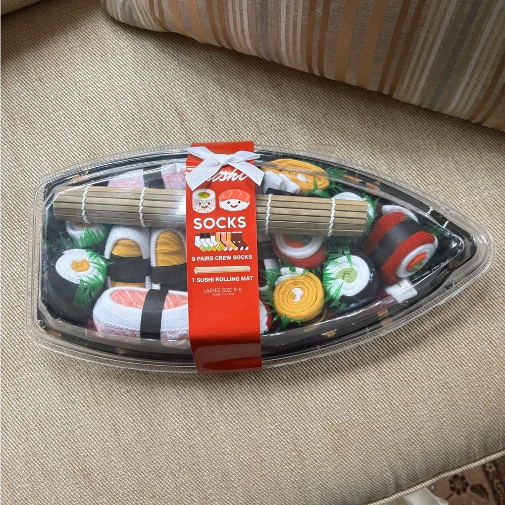 Sushi-Themed Socks Set - Picture 1 of 1